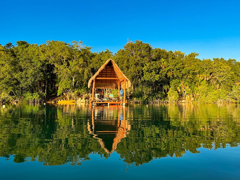 Casa Relaxo en la Laguna de Bacalar