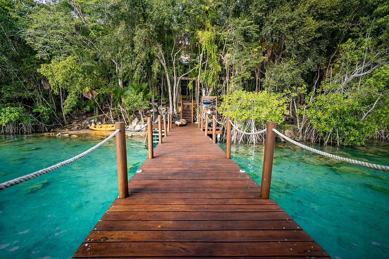 Casa Relaxo in Bacalar Lagoon