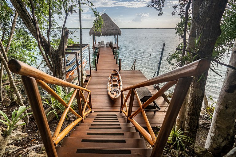 Casa Relaxo in Bacalar Lagoon